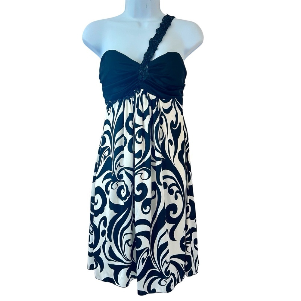 Vintage Y2K Satin Party Dress Size M